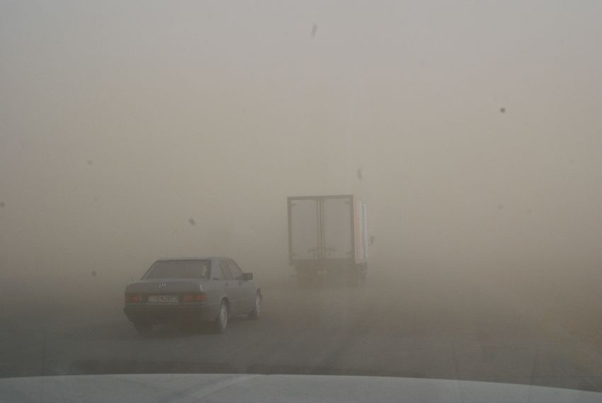 Sandstorm utnför Amman